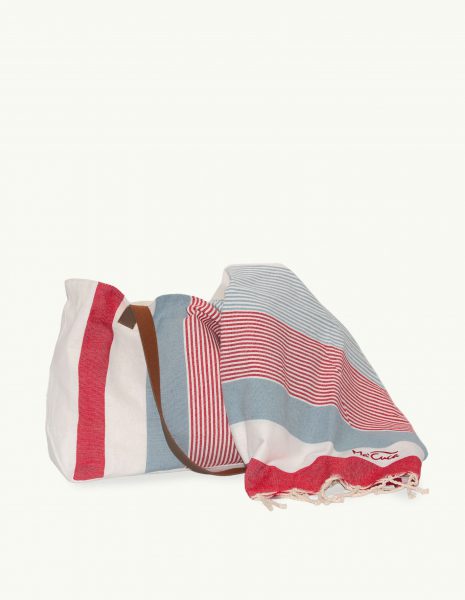 Bolso asa cuero Medina botón