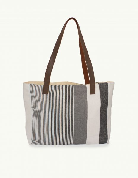 Bolso asa cuero Medina botón