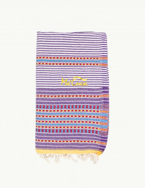 Toalla playa Berber 2x1m. — Color: Violeta