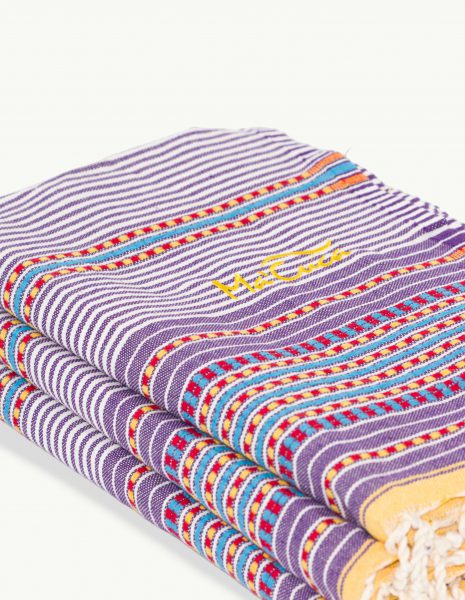 Toalla playa Berber 2x1m. — Color: Violeta