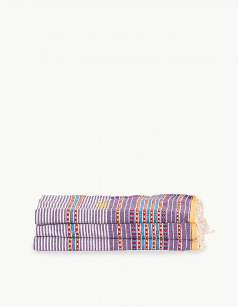 Toalla playa Berber 2x1m. — Color: Violeta