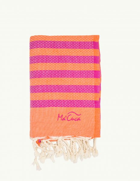 Toalla Marinera 2x1m. — Color: Naranja | Fucsia