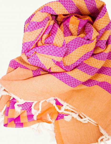 Toalla Marinera 2x1m. — Color: Naranja | Fucsia