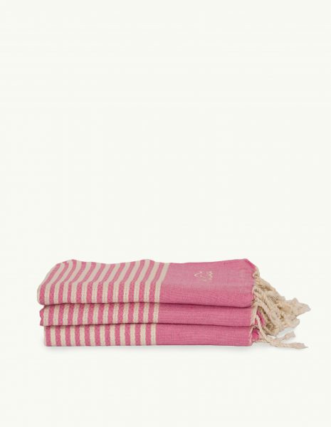 Toalla de playa Marinera 2x1m. — Color: Rosa | Crudo