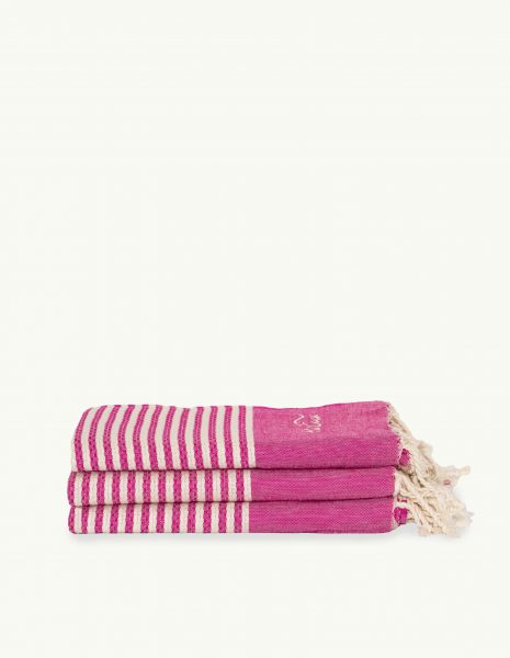Toalla de playa Marinera 2x1m. — Color: Fucsia | Crudo