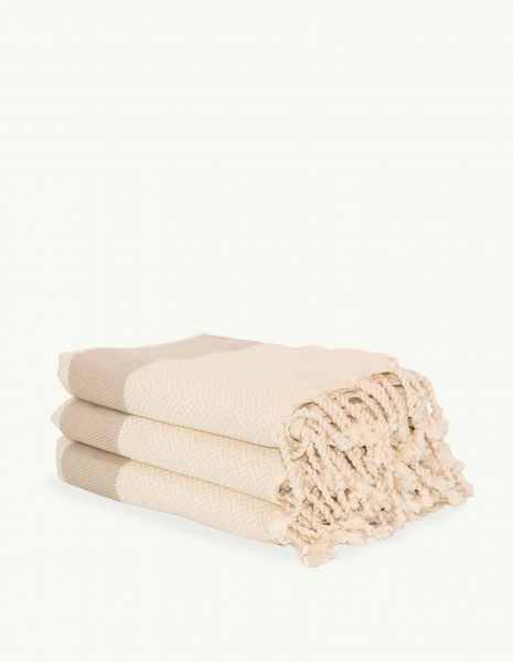 Fouta Oslo 2x1m. — Color: Crudo | Beige