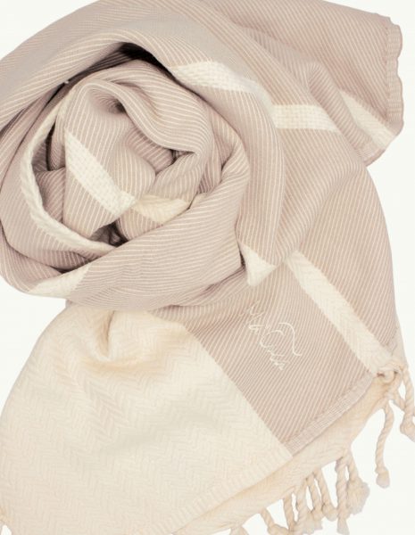 Fouta Oslo 2x1m. — Color: Crudo | Beige