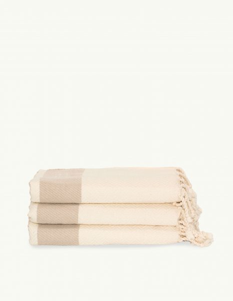 Fouta Oslo 2x1m. — Color: Crudo | Beige