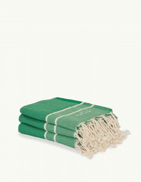 Toalla Chevron 2x1m. — Color: Verde