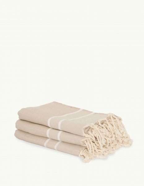 Toalla Chevron 2x1m. — Color: Beige