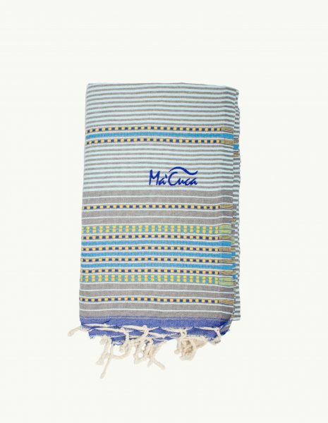 Toalla playa Berber 2x1m. — Color: Verde agua| Azul