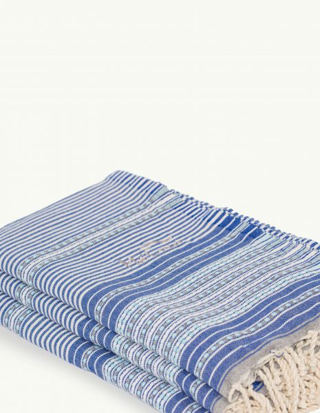 Toalla playa Berber 2x1m. — Color: Azul Rey