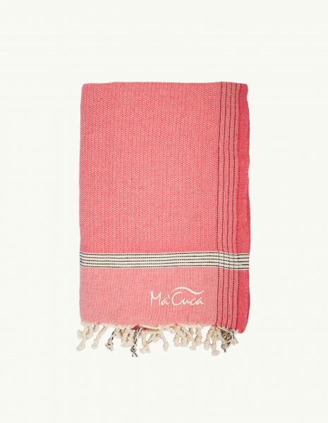 Toalla playa Natte 2x1m. — Color: Coral