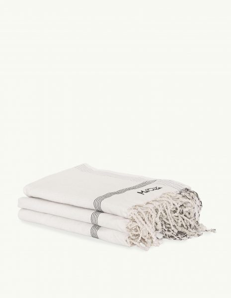 Toalla playa Natte 2x1m. — Color: Blanco