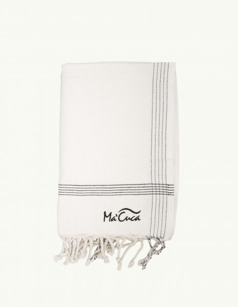 Toalla playa Natte 2x1m. — Color: Blanco