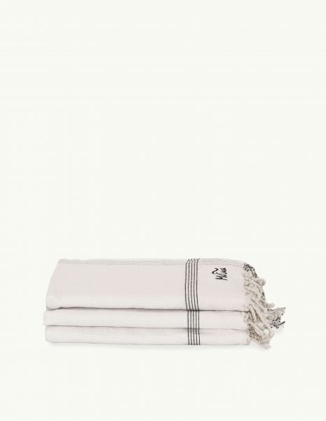 Toalla playa Natte 2x1m. — Color: Blanco