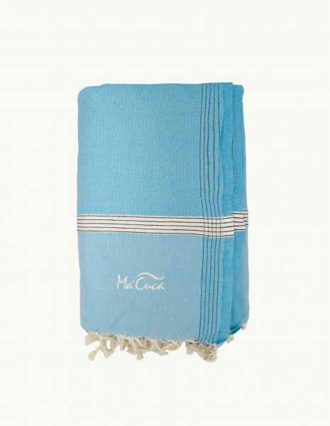 Cubrecama Natte 3x2,40m. — Color: Azul turquesa