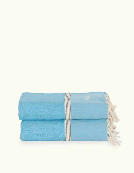 Cubrecama Natte 3x2,40m. — Color: Azul turquesa