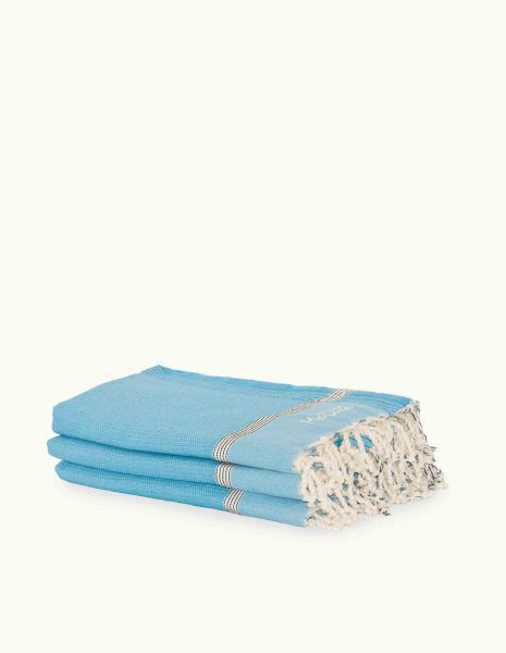 Toalla playa Natte 2x1m. — Color: Azul turquesa