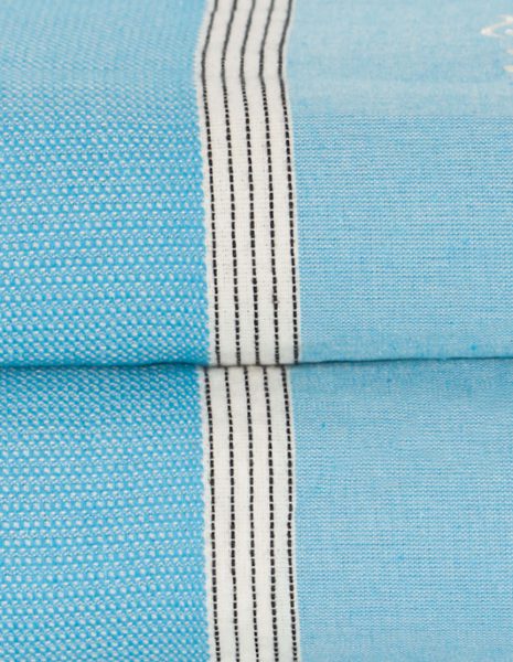 Toalla playa Natte 2x1m. — Color: Azul turquesa