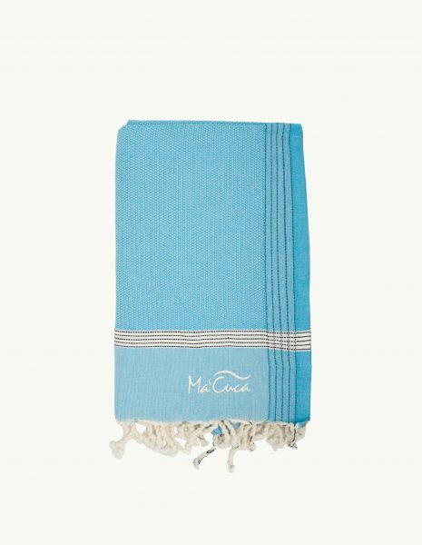Toalla playa Natte 2x1m. — Color: Azul turquesa