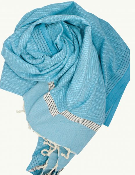 Toalla playa Natte 2x1m. — Color: Azul turquesa