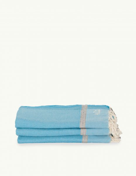 Toalla playa Natte 2x1m. — Color: Azul turquesa