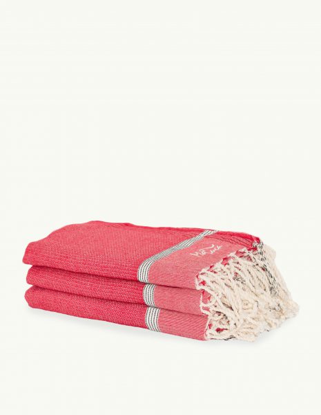 Toalla playa Natte 2x1m. — Color: Rojo