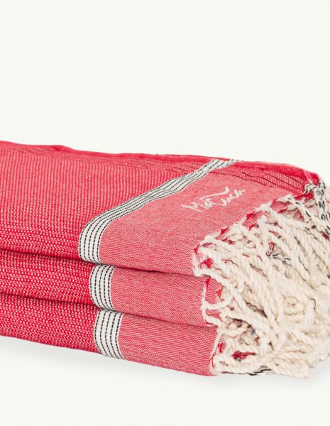 Toalla playa Natte 2x1m. — Color: Rojo
