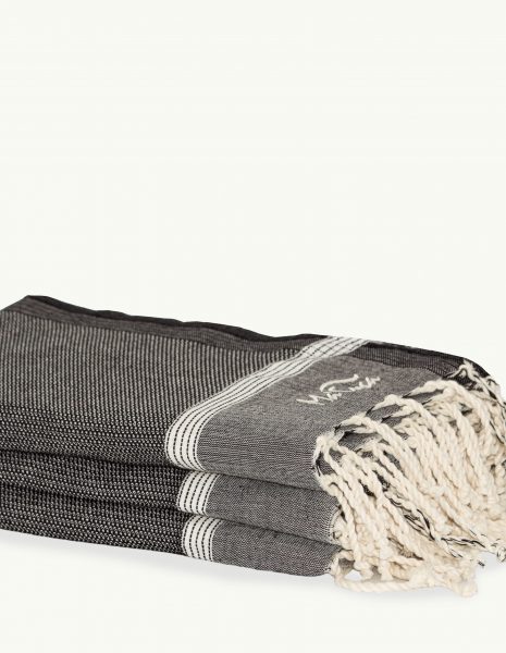 Toalla playa Natte 2x1m. — Color: Negro