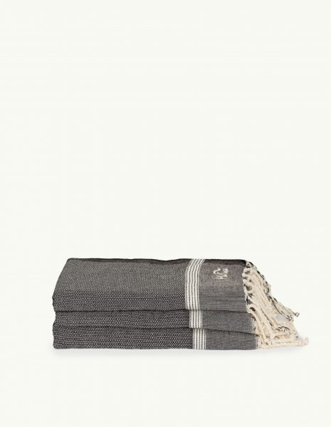 Toalla playa Natte 2x1m. — Color: Negro