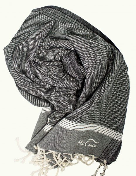 Toalla playa Natte 2x1m. — Color: Negro