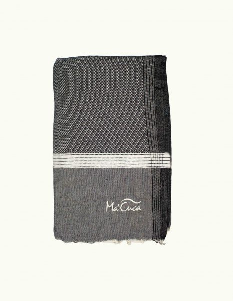 Cubrecama Natte 3x2,40m. — Color: Negro