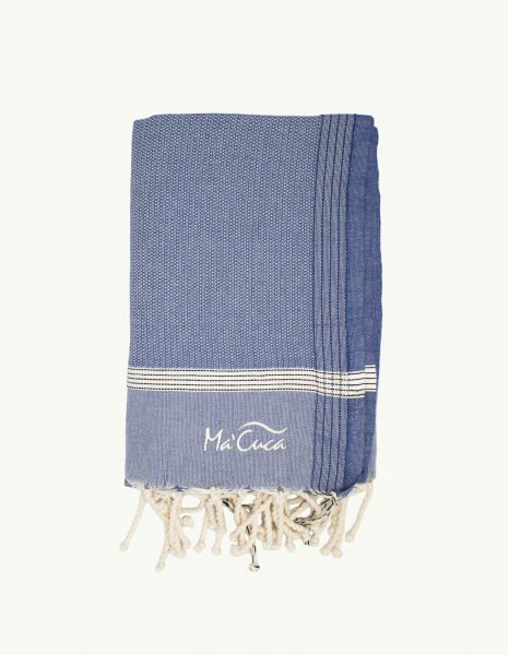 Toalla playa Natte 2x1m. — Color: Azul Jean