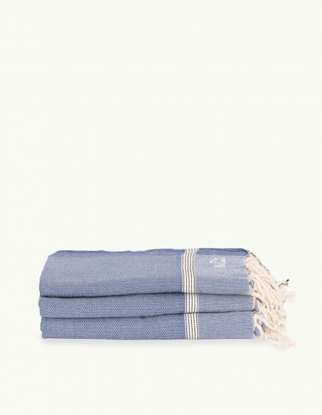 Toalla playa Natte 2x1m. — Color: Azul Jean