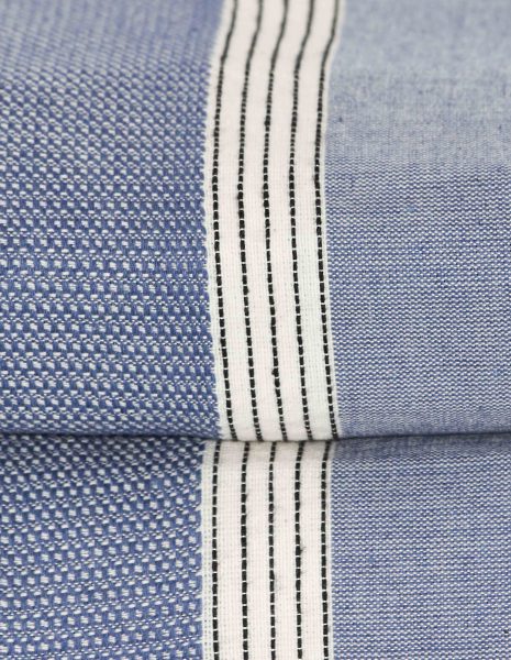 Cubrecama Natte 3x2,40m. — Color: Azul Jean