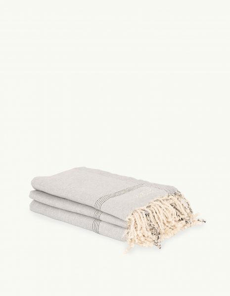 Toalla playa Natte 2x1m. — Color: Gris claro
