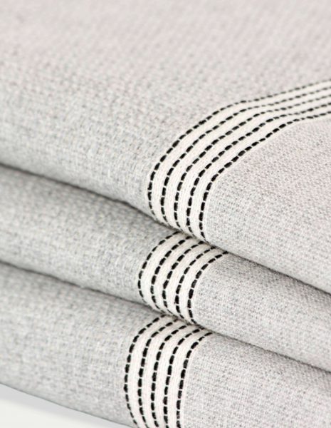 Toalla playa Natte 2x1m. — Color: Gris claro