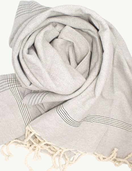 Toalla playa Natte 2x1m. — Color: Gris claro