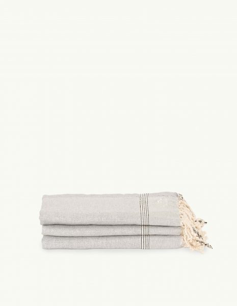 Toalla playa Natte 2x1m. — Color: Gris claro