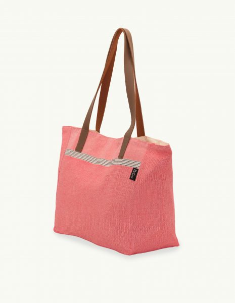 Bolso asa cuero Natte cremallera