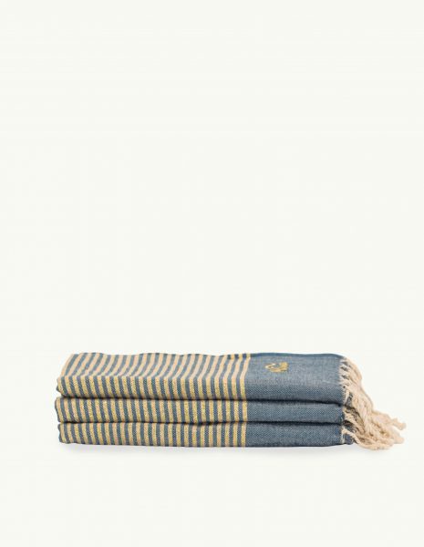 Deco Lurex 2x1m. — Color: Azul Petróleo | Dorado