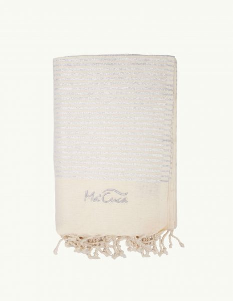 Deco Lurex 2x1m. — Color: Crudo | Plata