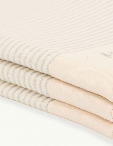 Deco Lurex 2x1m. — Color: Crudo | Plata