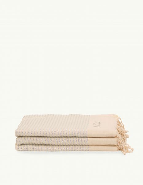 Deco Lurex 2x1m. — Color: Crudo | Plata