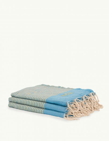 Deco Lurex 2x1m. — Color: Turquesa | Dorado