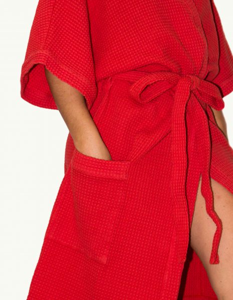 Albornoz Tokio, Unisex — Color: Rojo | Talla: XL