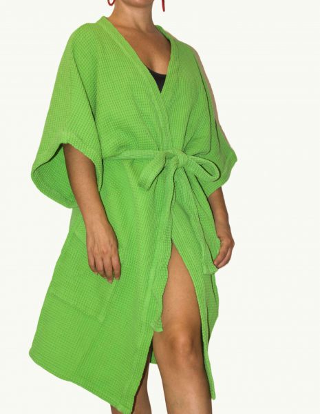 Albornoz Tokio, Unisex — Color: Verde | Talla: 3XL