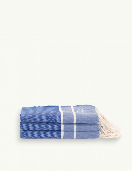 Toalla Chevron 2x1m. — Color: Azul Rey