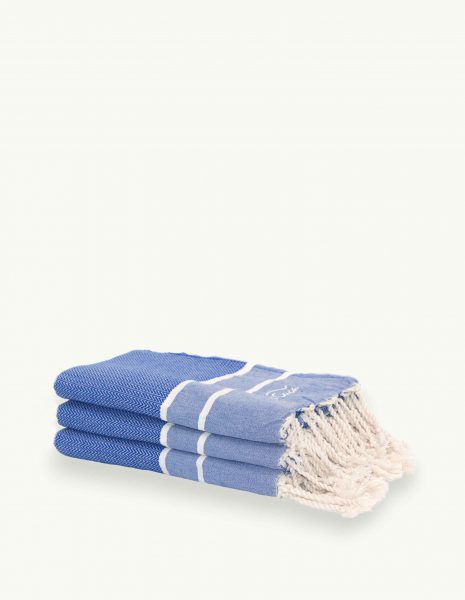 Toalla Chevron 2x1m. — Color: Azul Rey